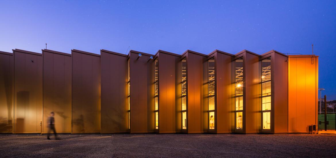 Vasas Pasarét Sportcentrum Vívócsarnoka – tervező: Kendik Géza / A4 Stúdió – fotó: The Greypixel Workshop