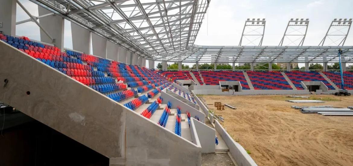 Nyíregyházi városi stadion belülről