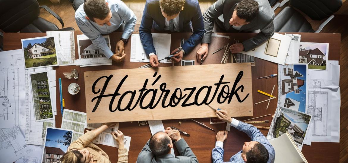 Határozatok felirat