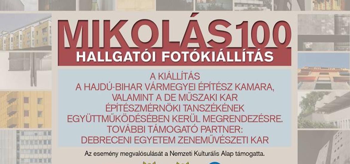 Mikolás100 hallgatói fotókiállítás