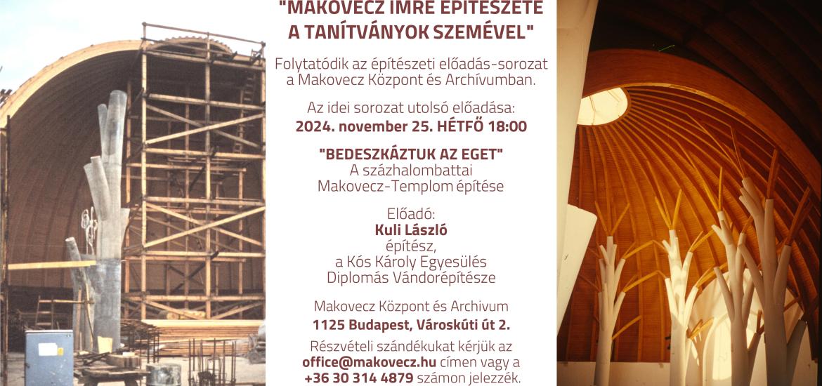 Makovecz előadás plakát