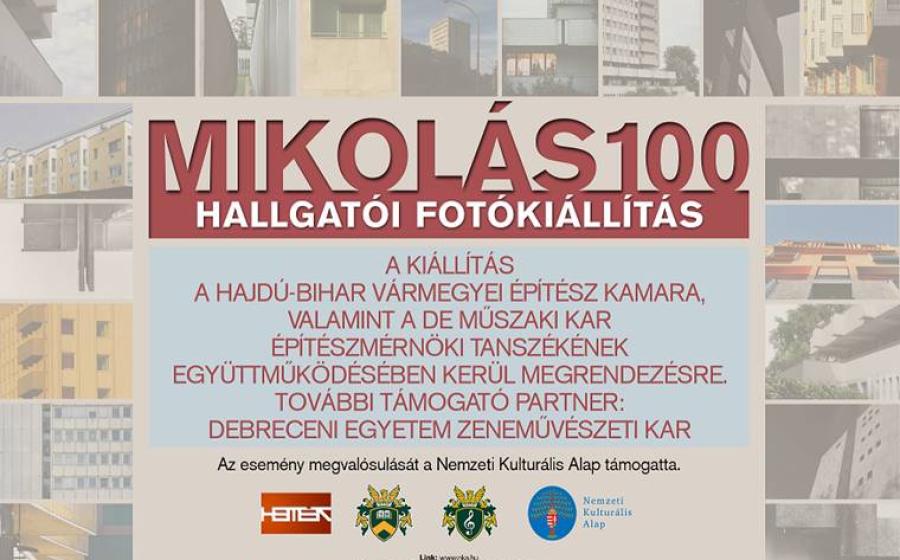Mikolás100 hallgatói fotókiállítás